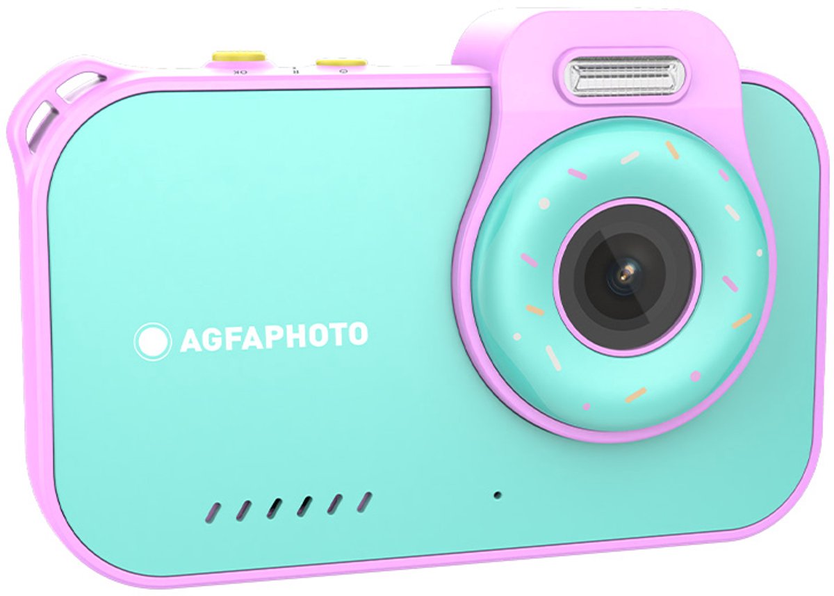 Agfaphoto compact arkcw2bl appareil photo numérique appareil photo compact 12 mp cmos bleu, rose