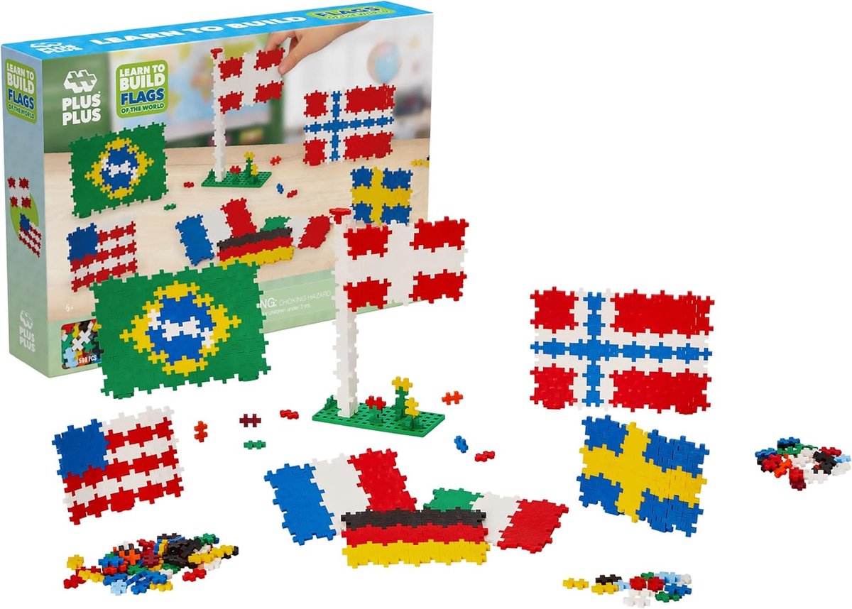 Plus plus apprendre à construire des drapeaux plus-plus : 700 pièces (3932)