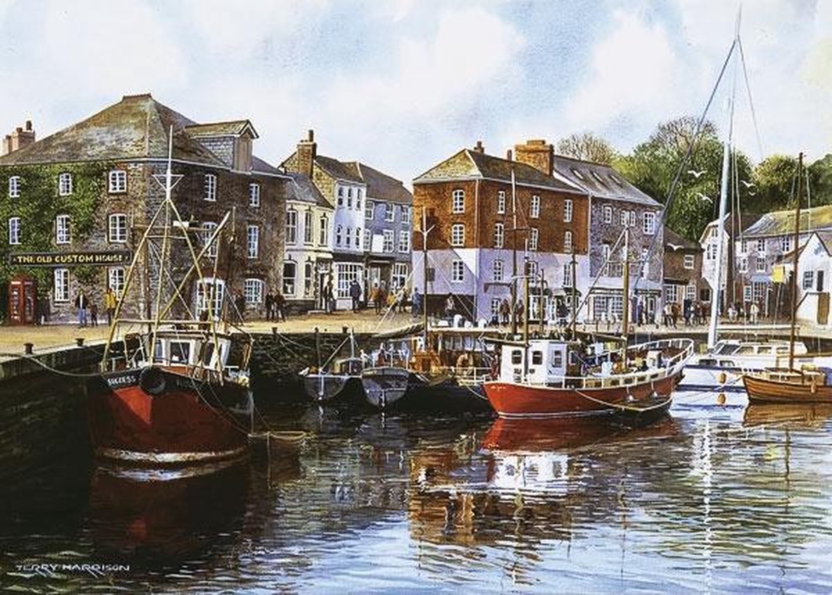 Gibsons - Padstow Harbour (par Terry Harrison) - 1000 pièces 68×49cm (l×h) - puzzle pour adultes