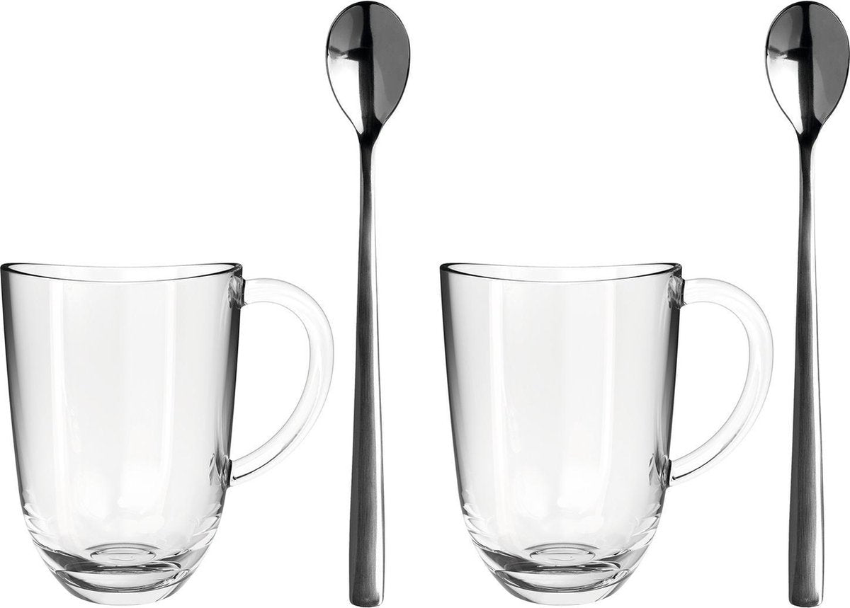 Leonardo napoli latte macchiato set 380ml - 4 pièces