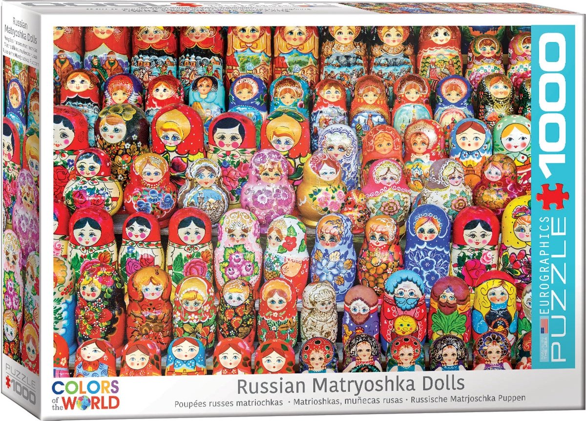 Eurographics - Poupées matriochka russes - 1000 pièces 68×48cm (l×h) - puzzle