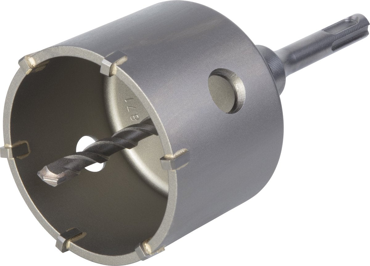 Wolfcraft - scie cloche 76 mm - sds plus - perceuse électrique à boîtier encastré 76 mm - 5460000