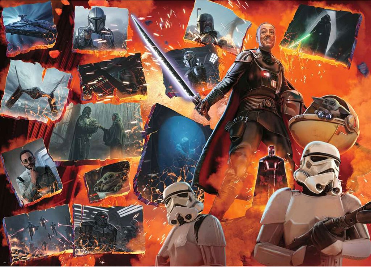 Ravensburger Jigsaw Puzzle Star Wars Villainous Moff Gideon, 1000st.