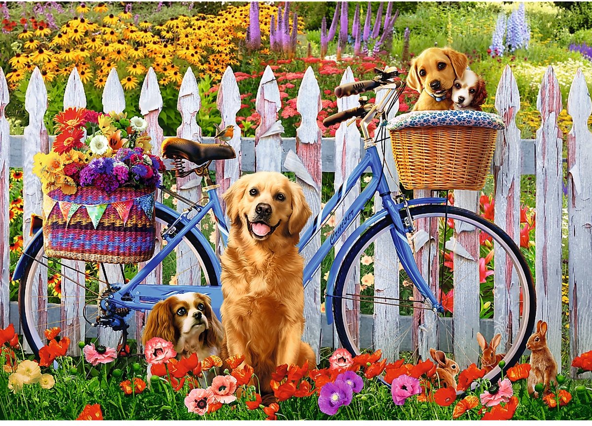 Trefl puzzle chiot aventure 500 pièces en carton.