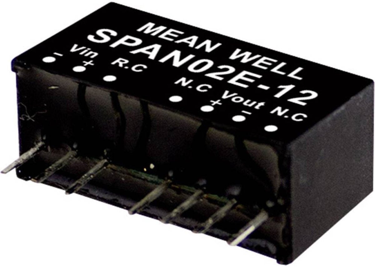 MW Mean Well span02b-15 module convertisseur DC DC 134 ma 2 W nombre de sorties : 1 x contenu 1 pièce(s)