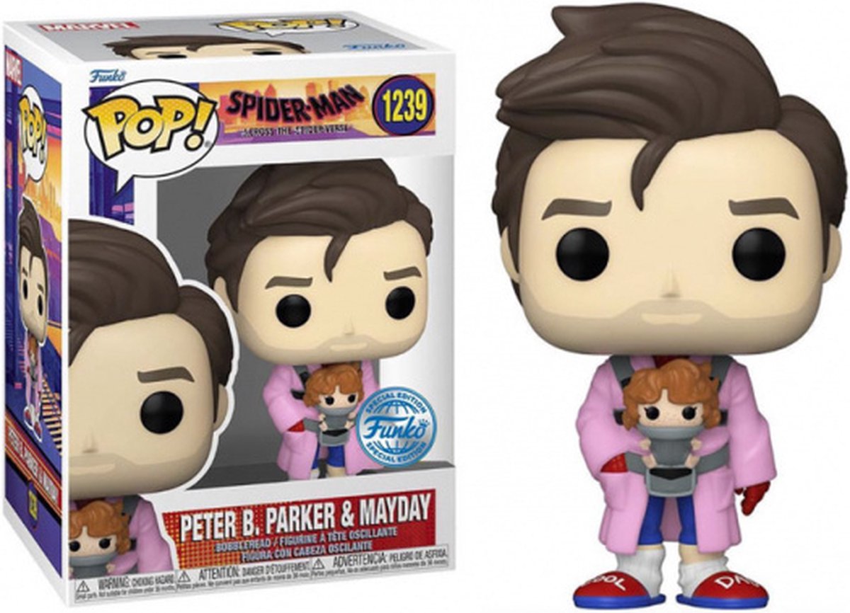Funko-pop ! merveille : homme araignée - peter b. Parker Mayday exclusif