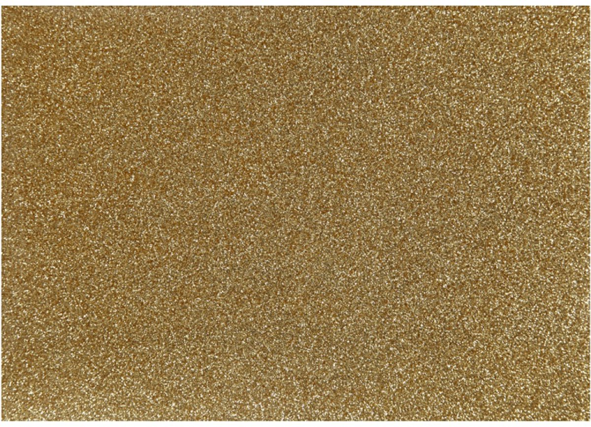 Creativ company Feuille thermocollante pailletée dorée, a5