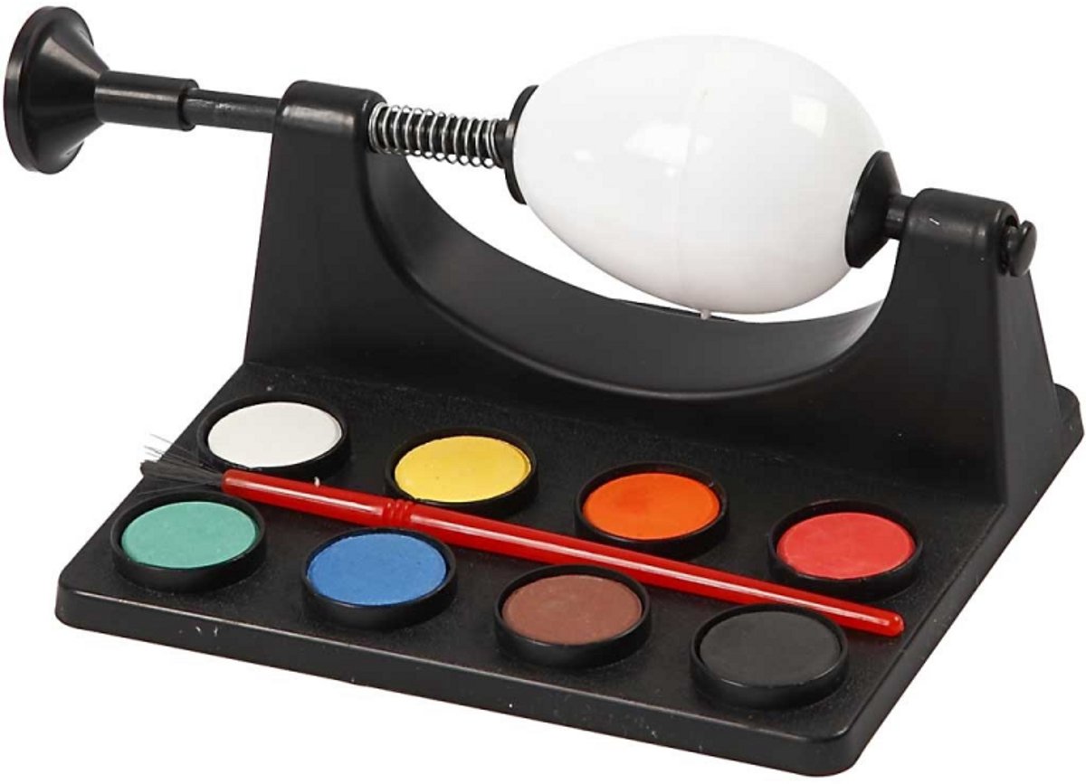 Entreprise créative https: www.ccobby.nl egg-painting-l-16-5-cm-black-1-set