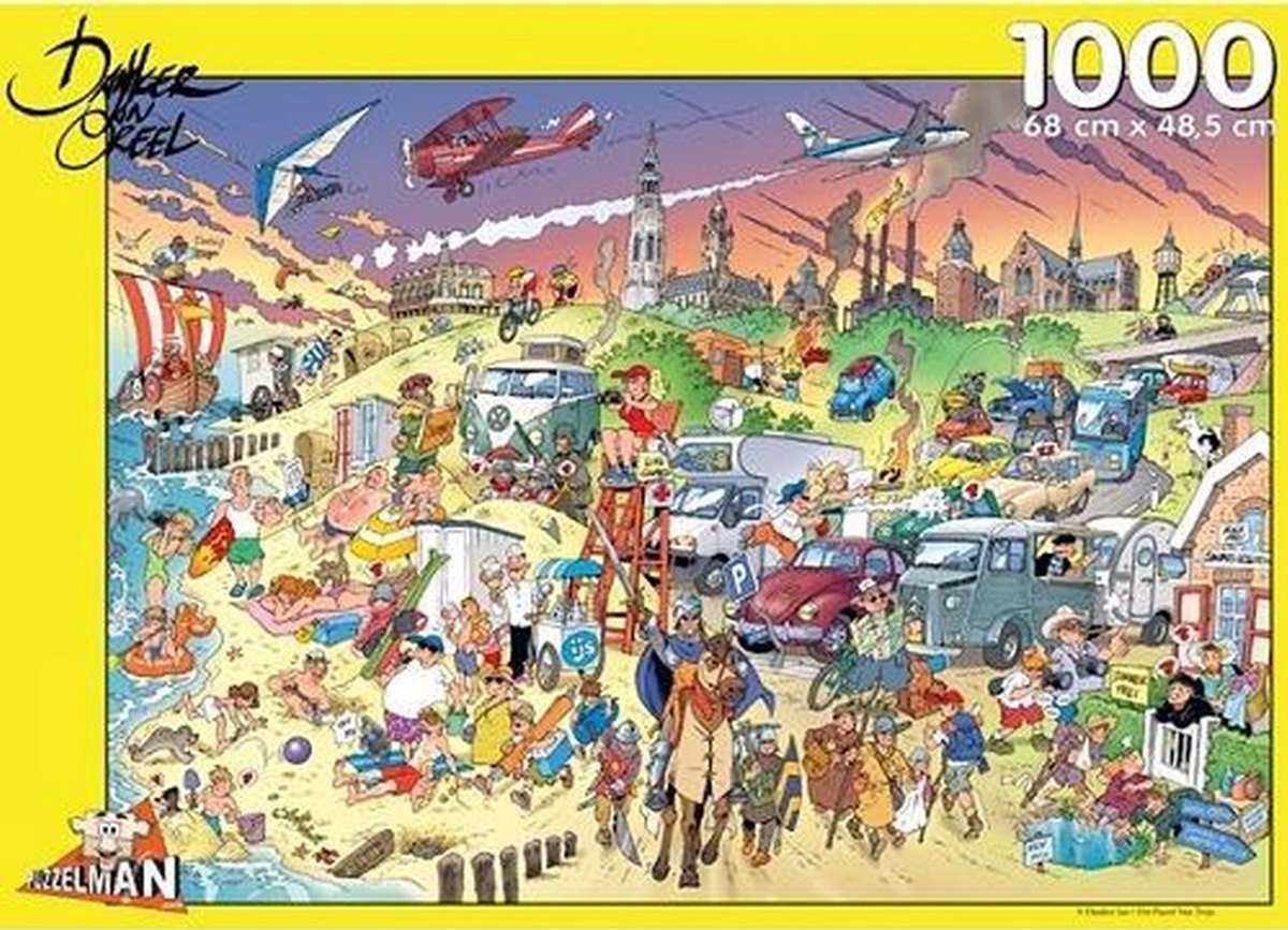 Puzzle Puzzleman - plage - Danker Jan (1000)