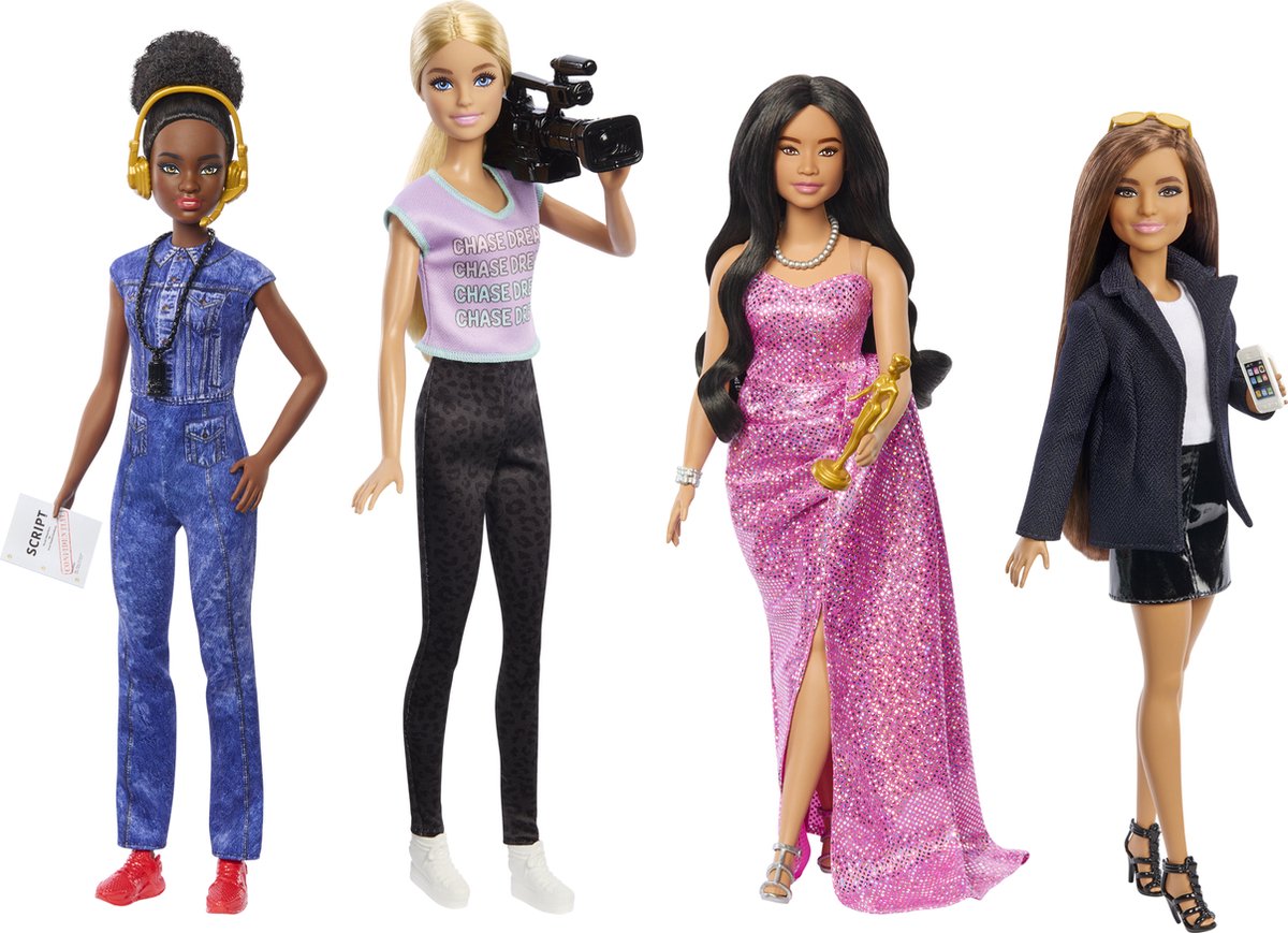 Ensemble de carrière Barbie de l'année - carrière au cinéma - poupée