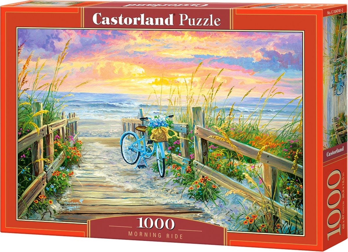 Balade matinale Castorland – puzzle – 1 000 pièces – finition satinée – ajustement parfait – qualité européenne