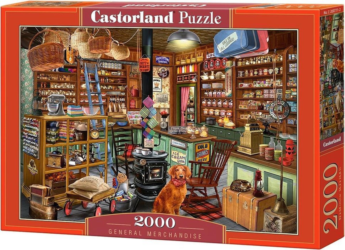 Marchandise générale Castorland – puzzle – 2 000 pièces – finition satinée – ajustement parfait – qualité européenne