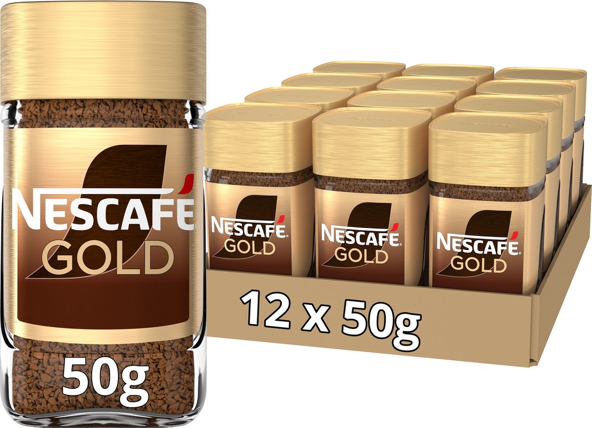 Café instantané Nescafé gold - 12 pots x 50g