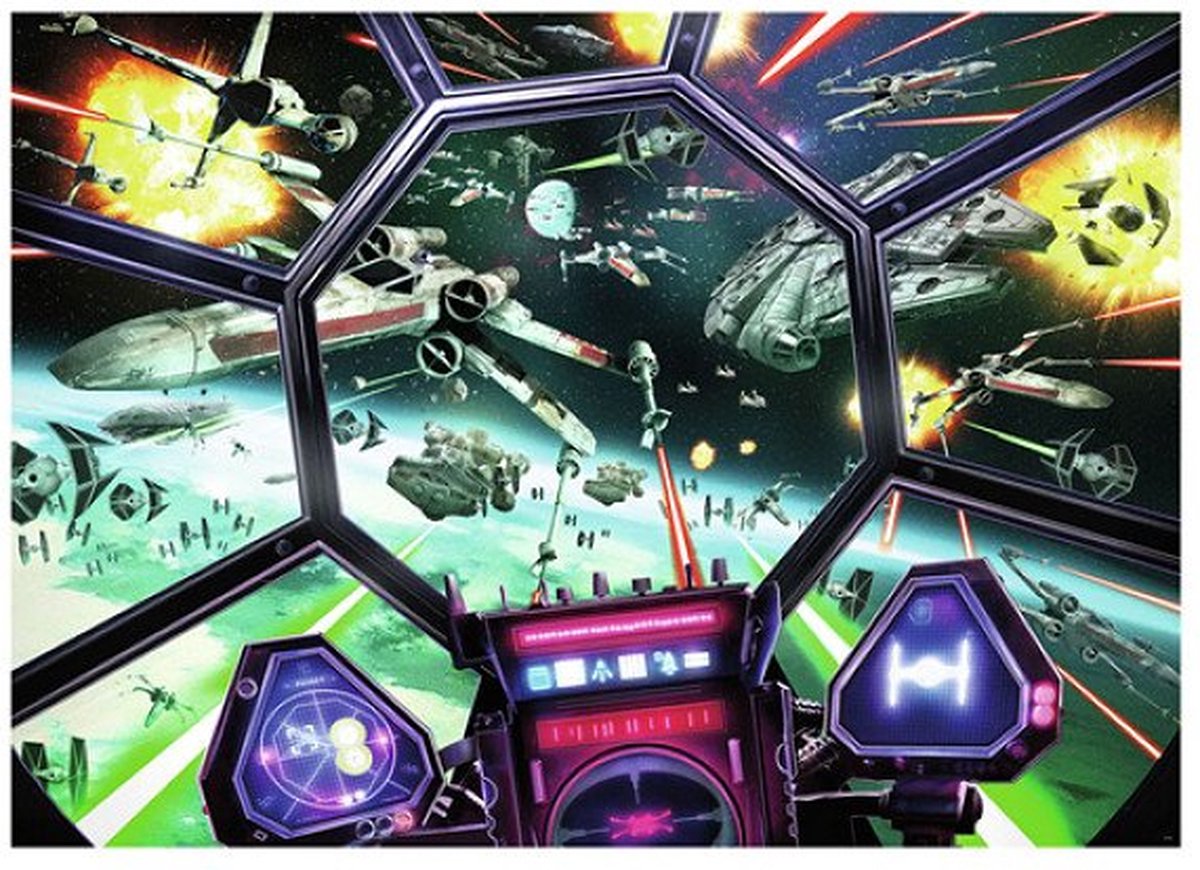 Ravensburger jigsaw puzzle star wars tie fighter cockpit, 1000 pcs.