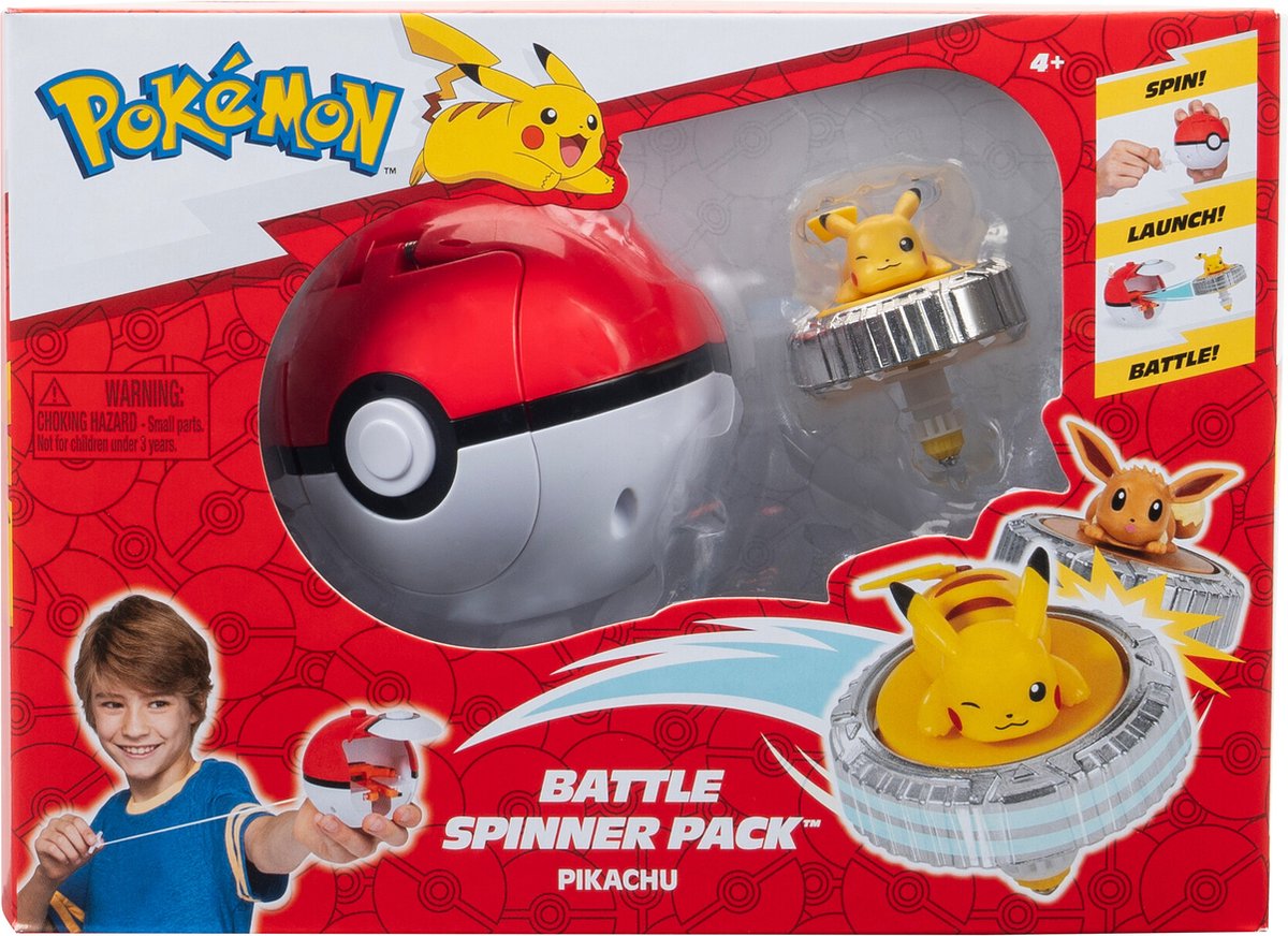 Pokémon Jazwares - jeu de bataille - poké ball pikachu
