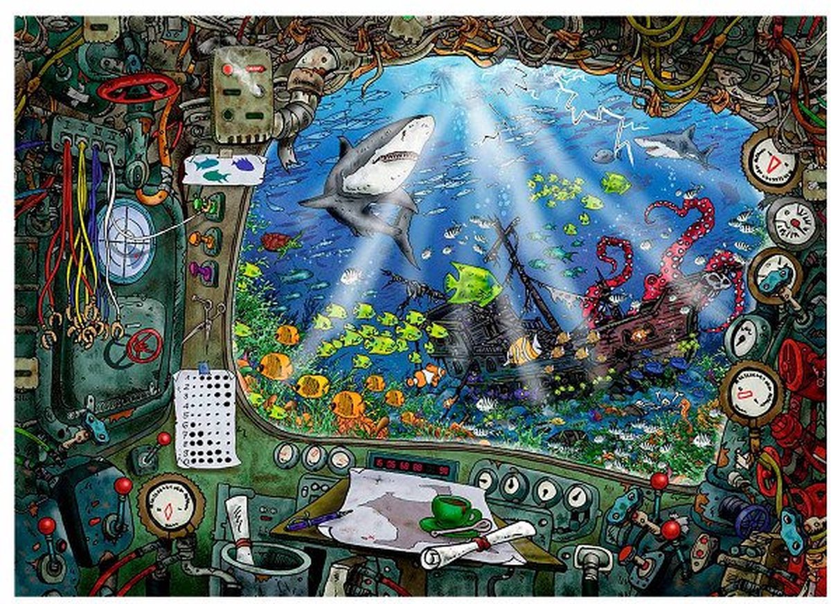 Ravensburger puzzle d'évasion 4 sous-marin - 759 pièces