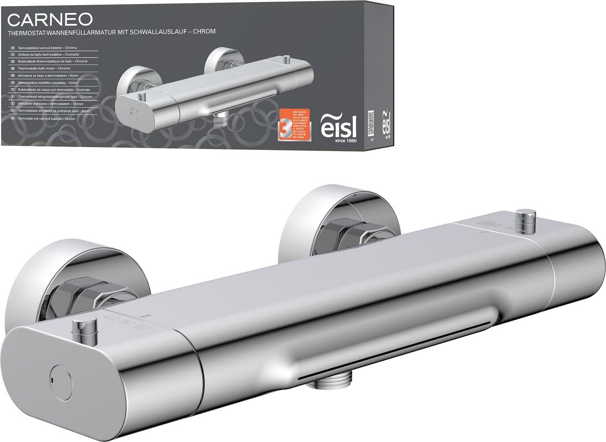 Eisl mitigeur bain carneo thermostatique couleur chrome