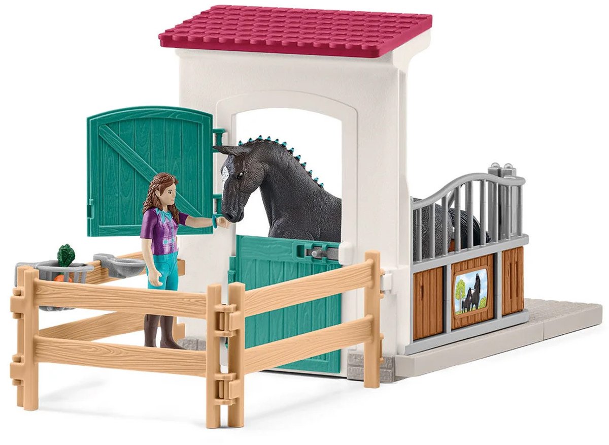 Coffret à chevaux Schleich avec Lisa et Storm - club équestre.