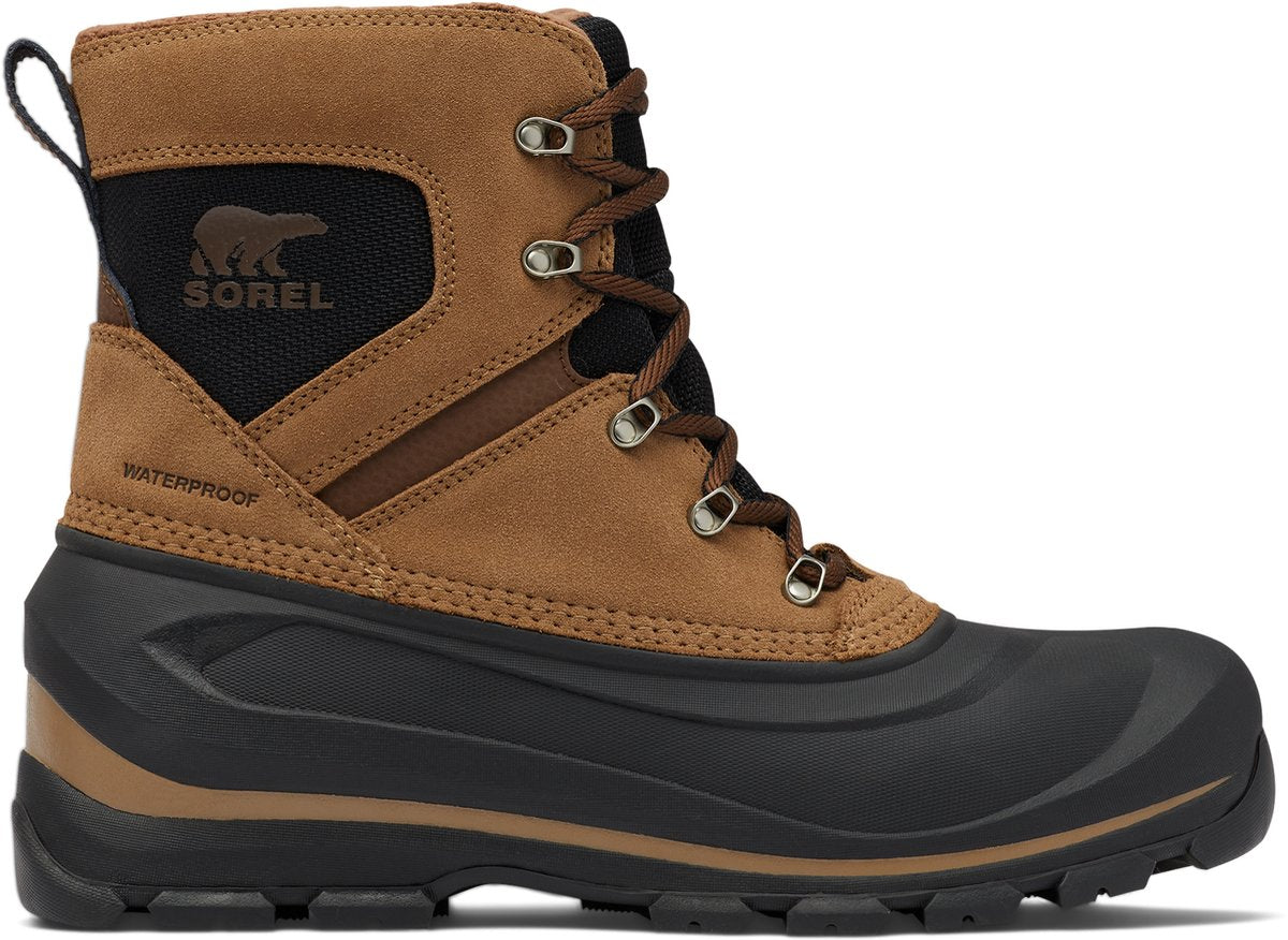 Sorel buxton™ lace boot wp bottes de neige pour hommes - delta, noir - taille 44