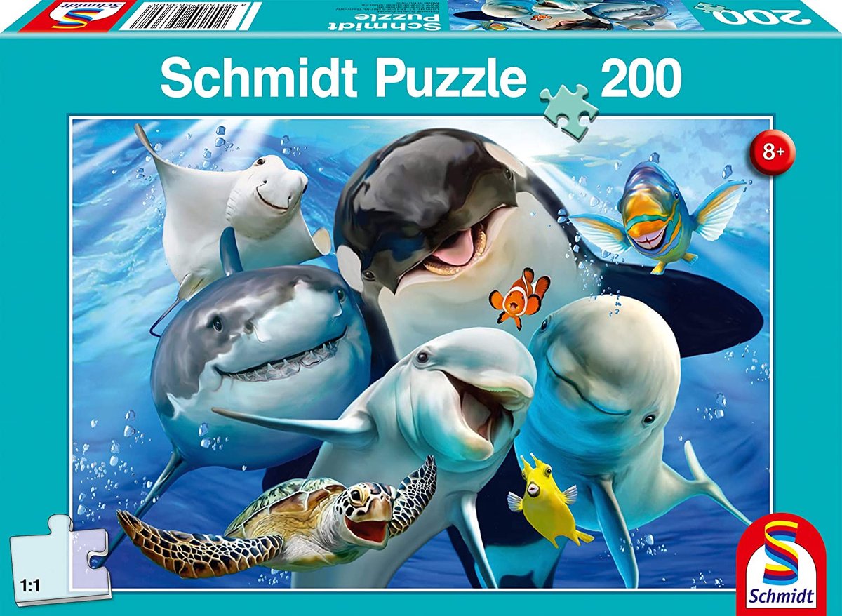 Schmidt - jigsaw puzzle - underwater friends - 200 pieces - children - from 8 years