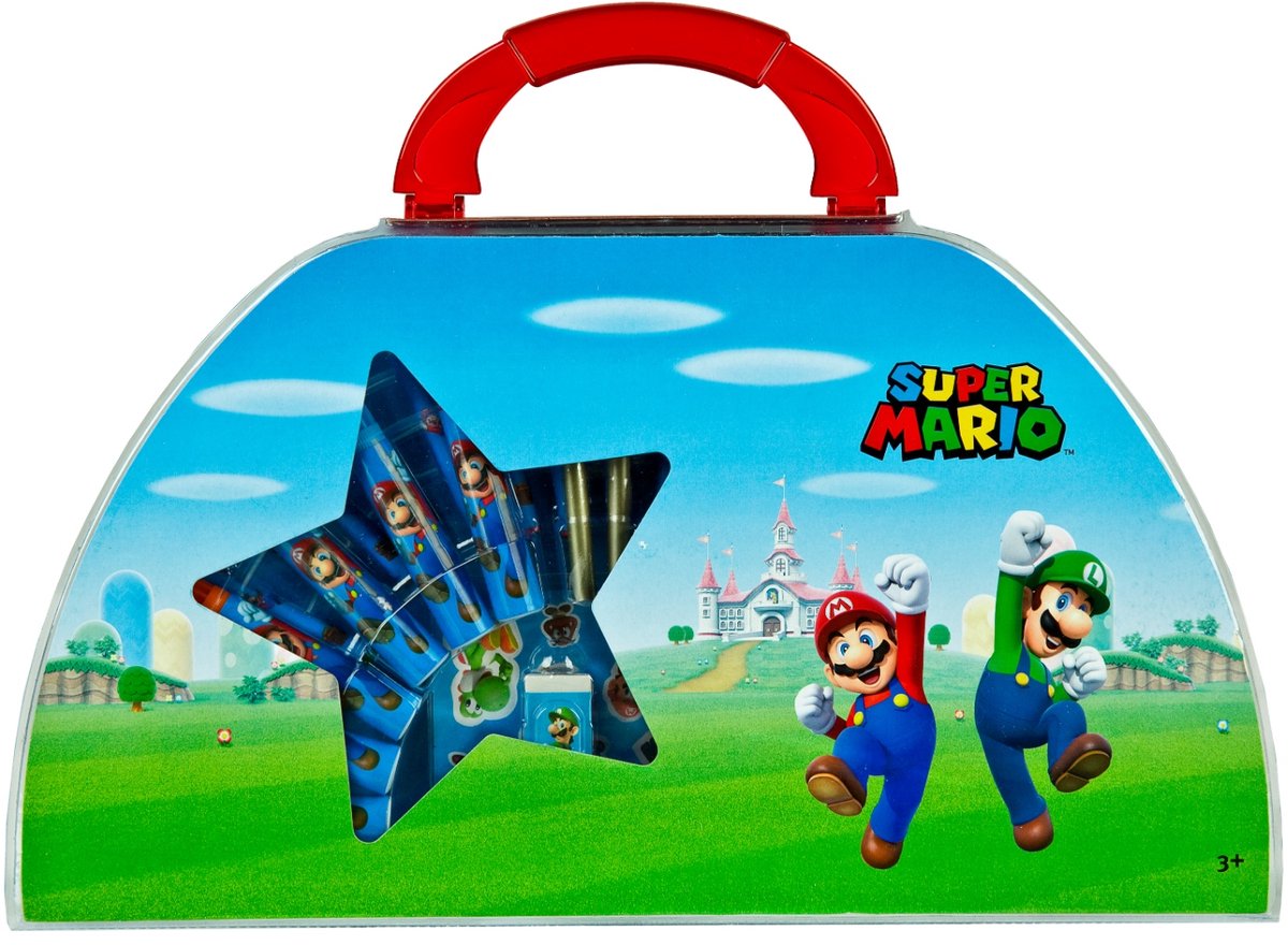 Valise couleur Super Mario, 51 pcs.