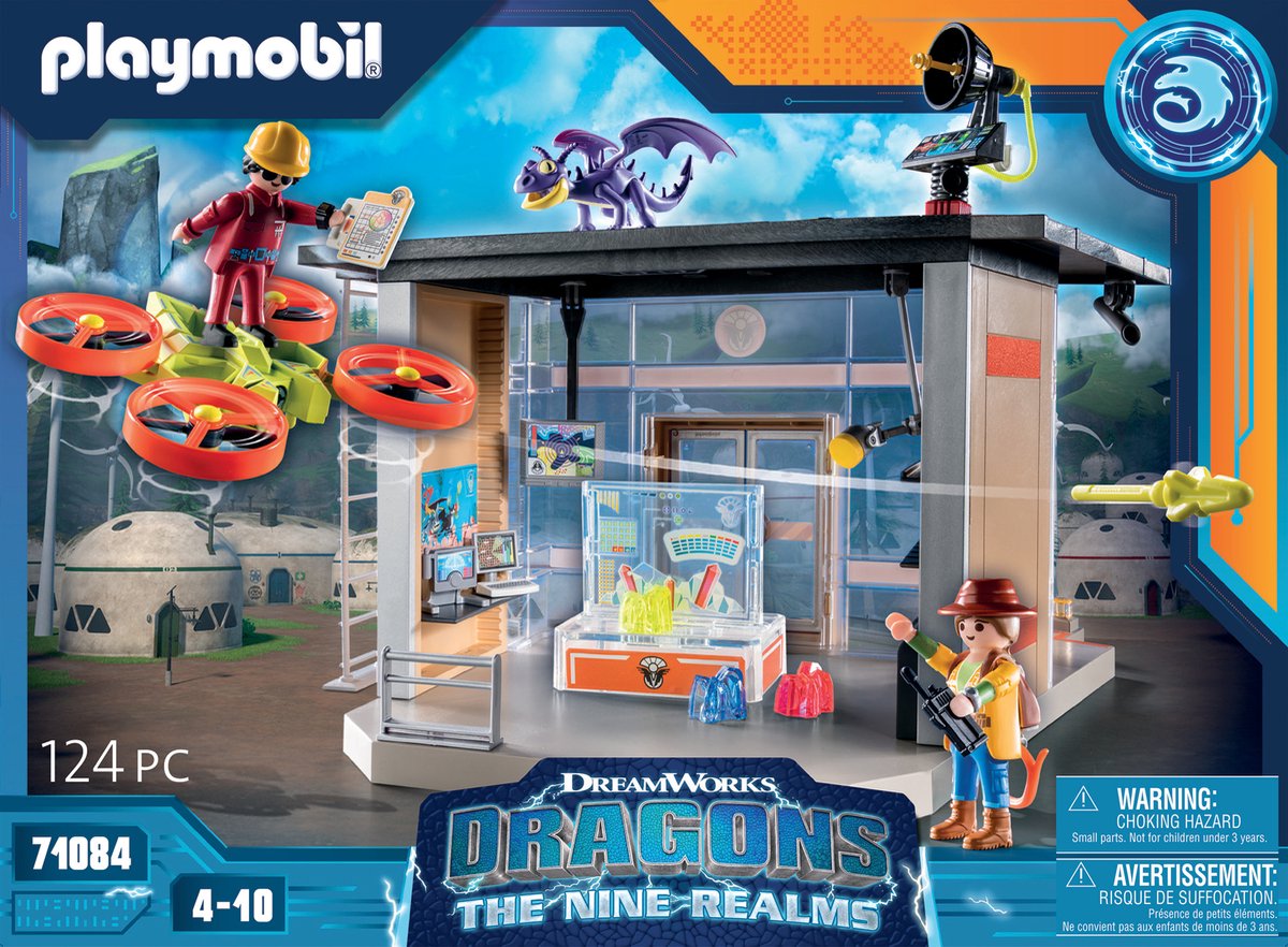 Dragons Playmobil : le laboratoire icaris des neuf royaumes - 71084