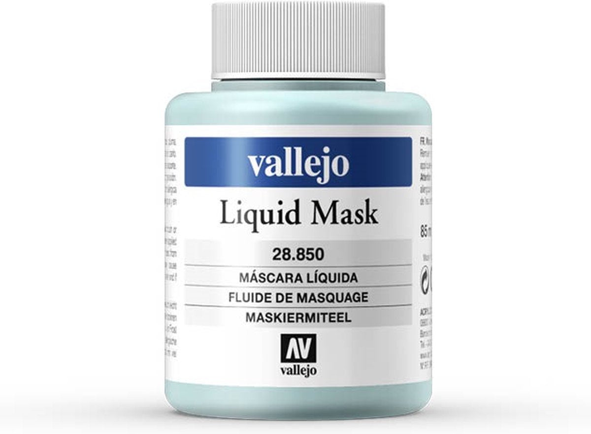 Peinture passe-temps Vallejo - 28850 fluide de masque liquide - 85 ml de masquage liquide - 85 ml