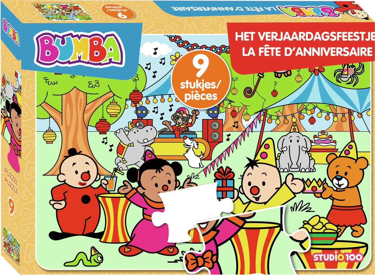 Puzzle Bumba la fête d'anniversaire, 9pcs.