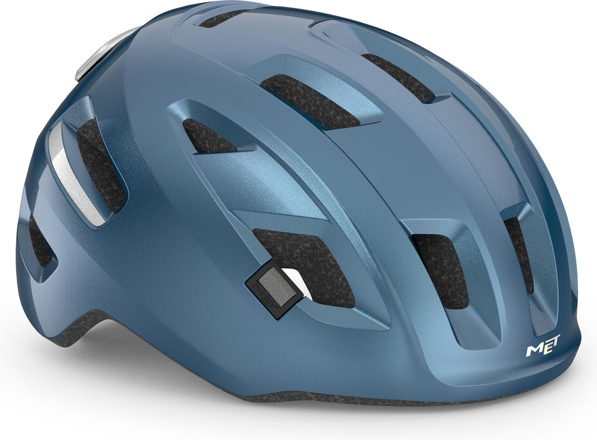Avec casque de vélo e-mob hommes femmes - casque de vélo e bike adultes - taille s (52-56cm) - nta8776 - marine