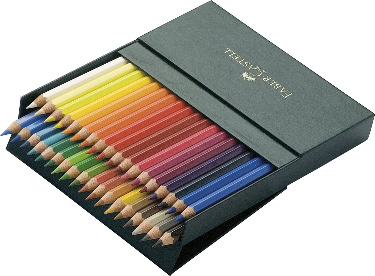 Faber-castell crayons de couleur aquarelle - albrecht durer - boîte studio 36 pièces - fc-117538
