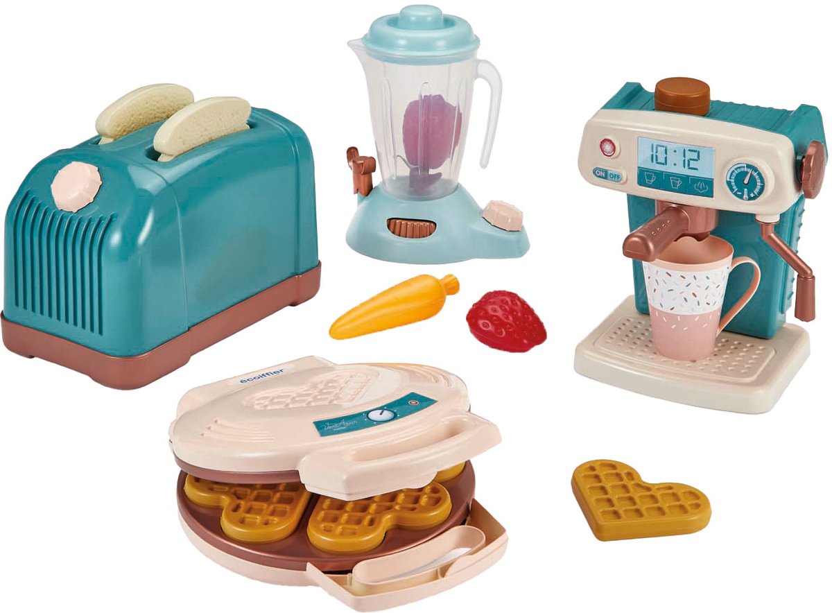 Ensemble de cuisine Ecoiffier complet 4en1, 15pcs.