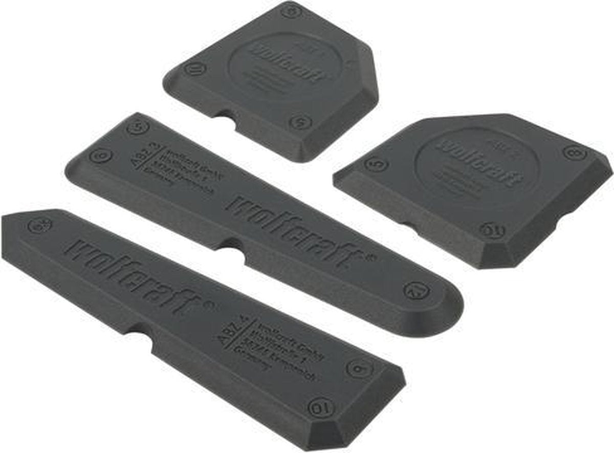 Wolfcraft - kit jeu de spatules - 4 pièces - kit fer - 4330000
