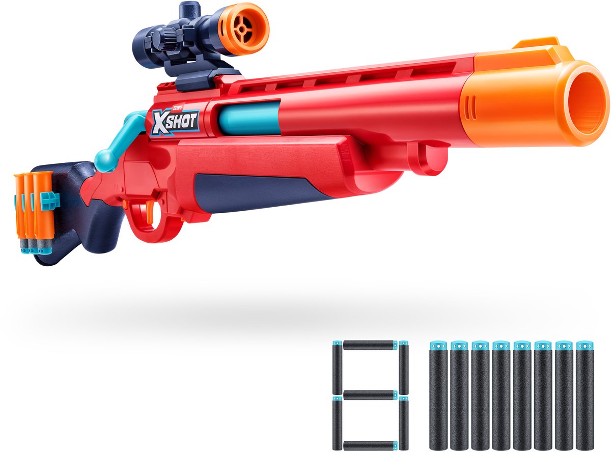 Blaster à fléchettes à coque d'éjection Xshot Excel - Blaster jouet zuru