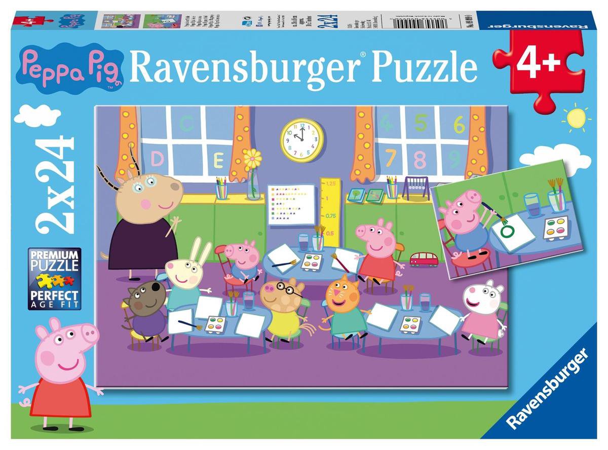 Ravensburger puzzle Peppa Pig - deux puzzles - 24 pièces - puzzle pour enfants