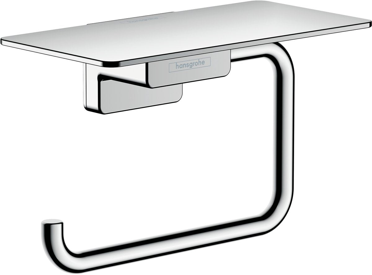 Hansgrohe addtoris porte-rouleau de papier toilette avec étagère chromé