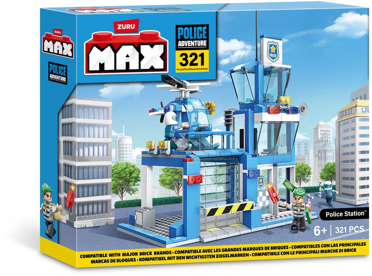 Poste de police de la ville de Zuru max, 321 pièces