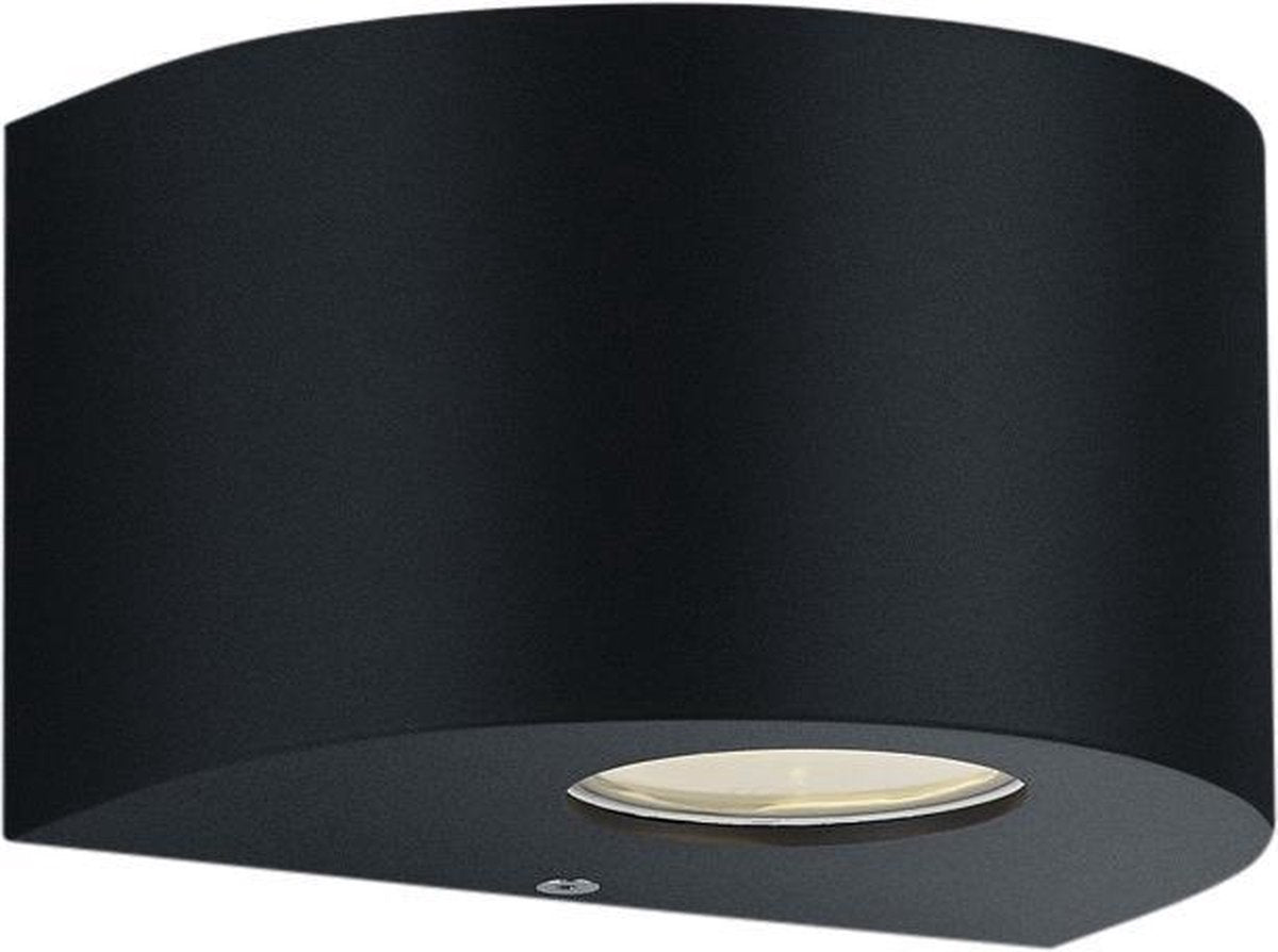 Rl vis ta lumière réalité rosario - applique murale - noir mat - incl. 2x smd 2w - éclairage extérieur - ip44
