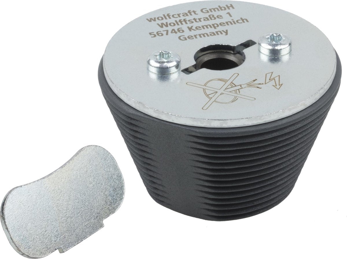 Wolfcraft - adaptateur adaptateur - agrandisseur de trous pour agrandir des trous avec une scie cloche - ø 54–70 mm - 76 mm - 5952000
