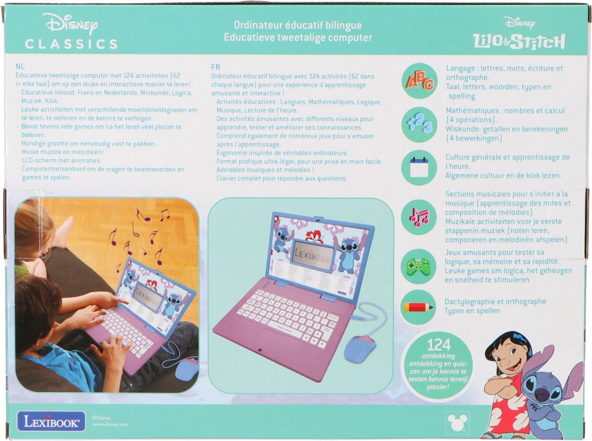 Ordinateur portable Stitch Néerlandais Français