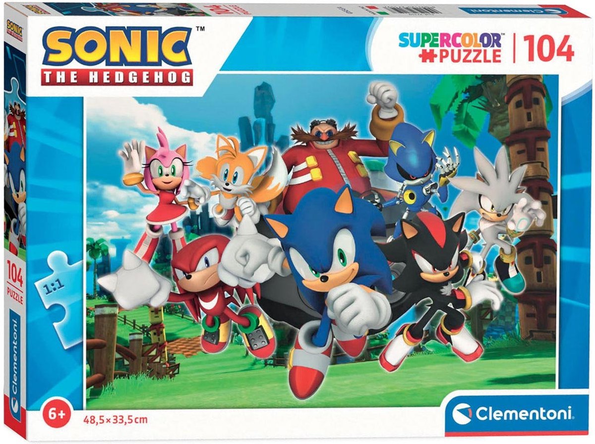 Clementoni Jigsaw Puzzle Sonic, 104st.