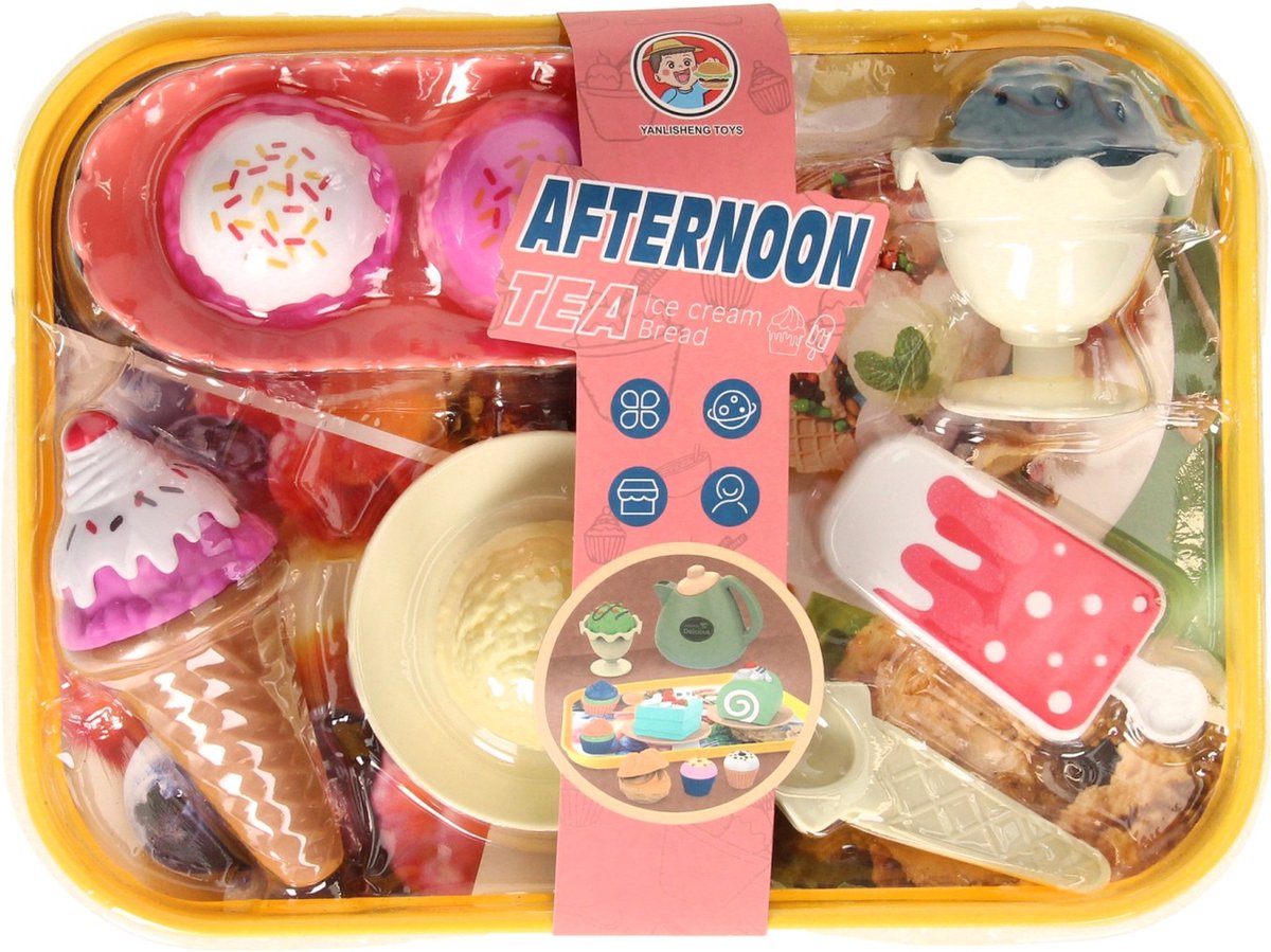 Plateau de jeu de glaces alimentaires, 10 pcs.