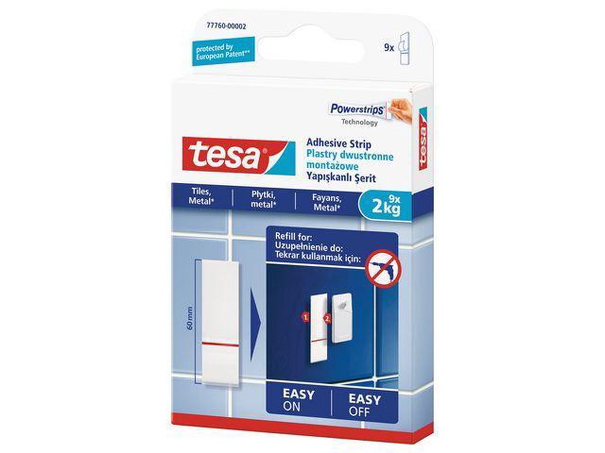Bande adhésive Tesa pour métal et carrelage