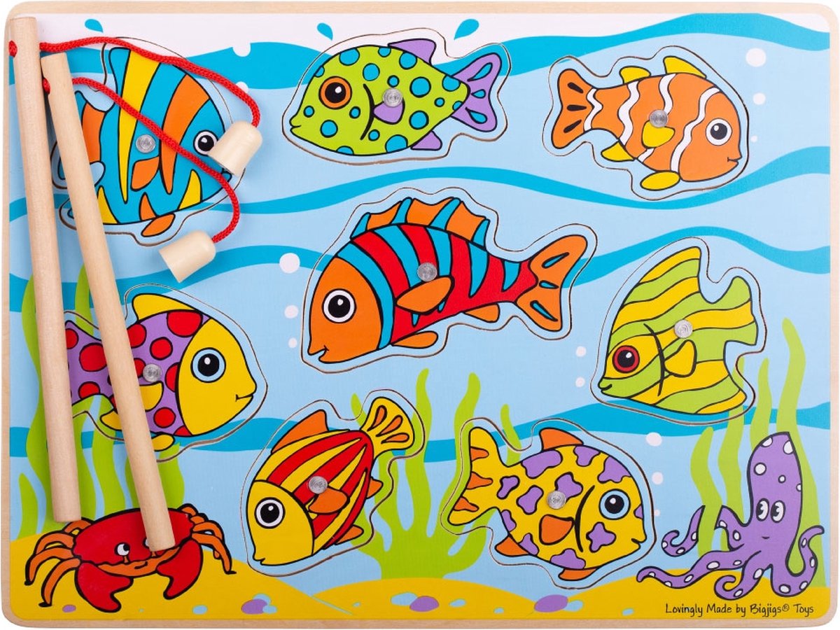 Jeu de pêche magnétique tropicale Bigjigs.