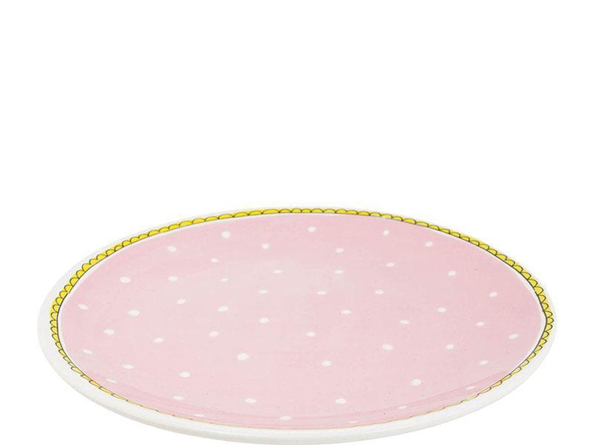 Blond amsterdam even bijkletsen dinerbord - stippen - ø 26 cm