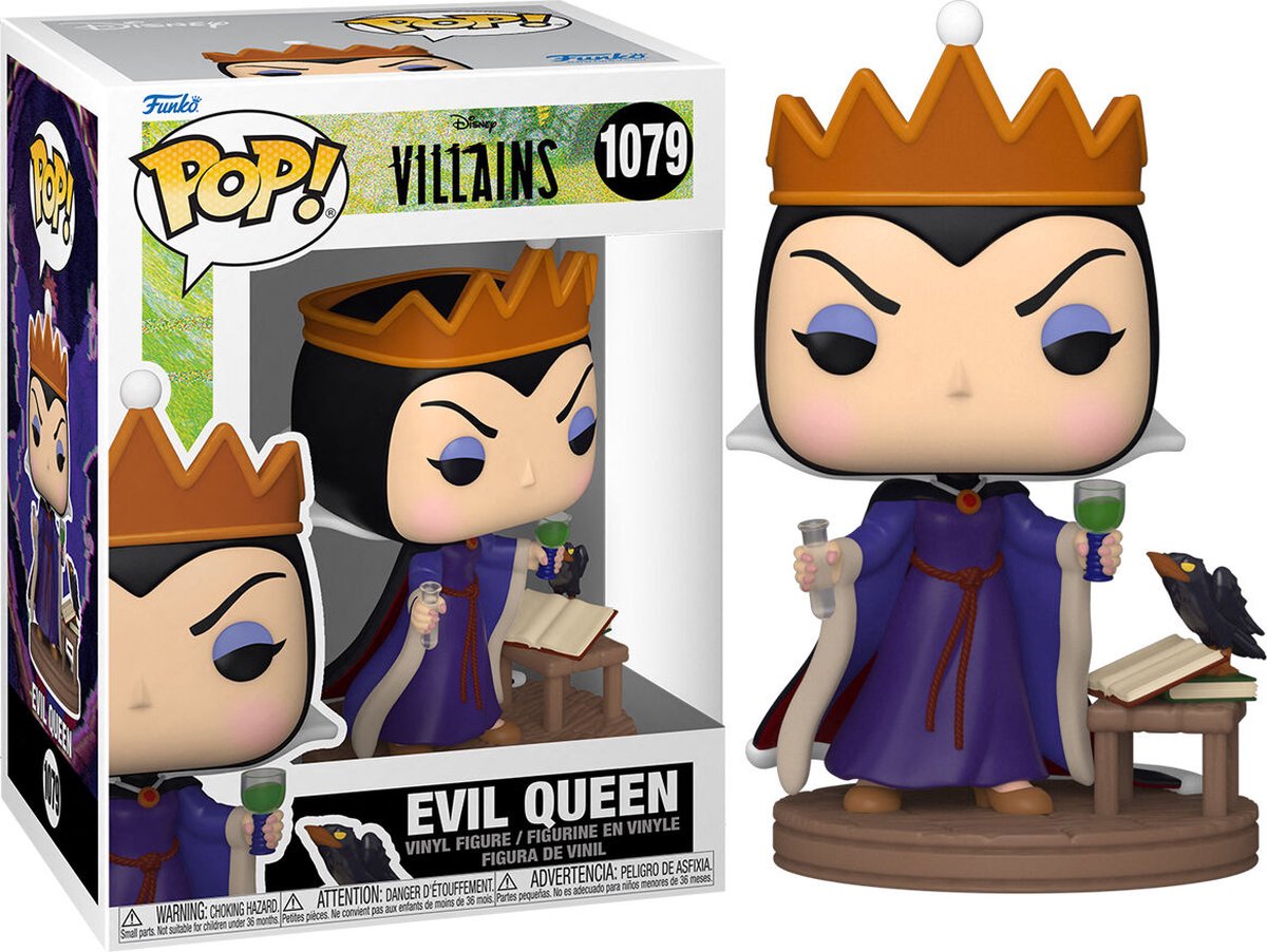 Funko figurine à collectionner Blanche-Neige les méchants de Disney pop ! reine grimhilde 9 cm multicolore