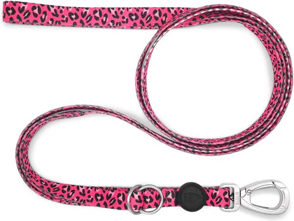 Morso laisse pour chien réglable bulle recyclée leo rose