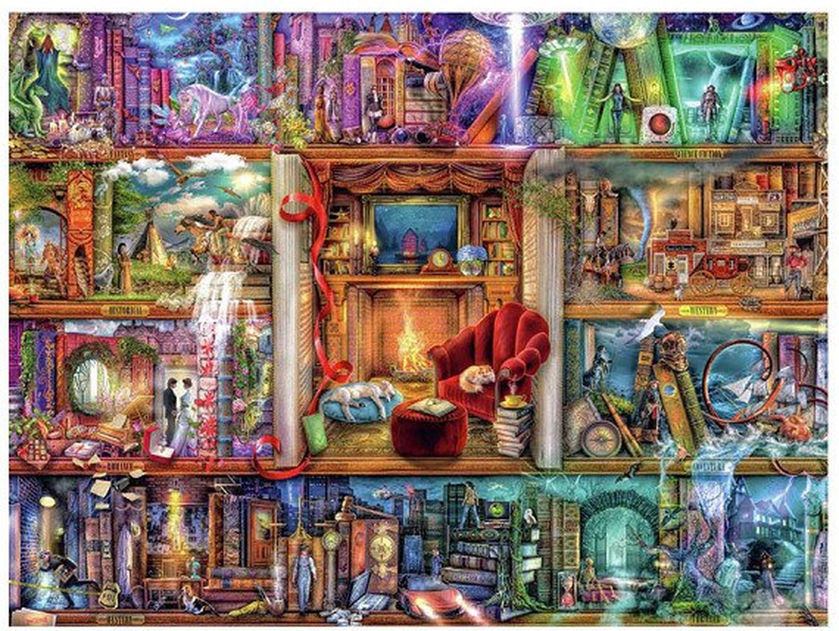 Ravensburger puzzle la grande bibliothèque, 1500 pcs.