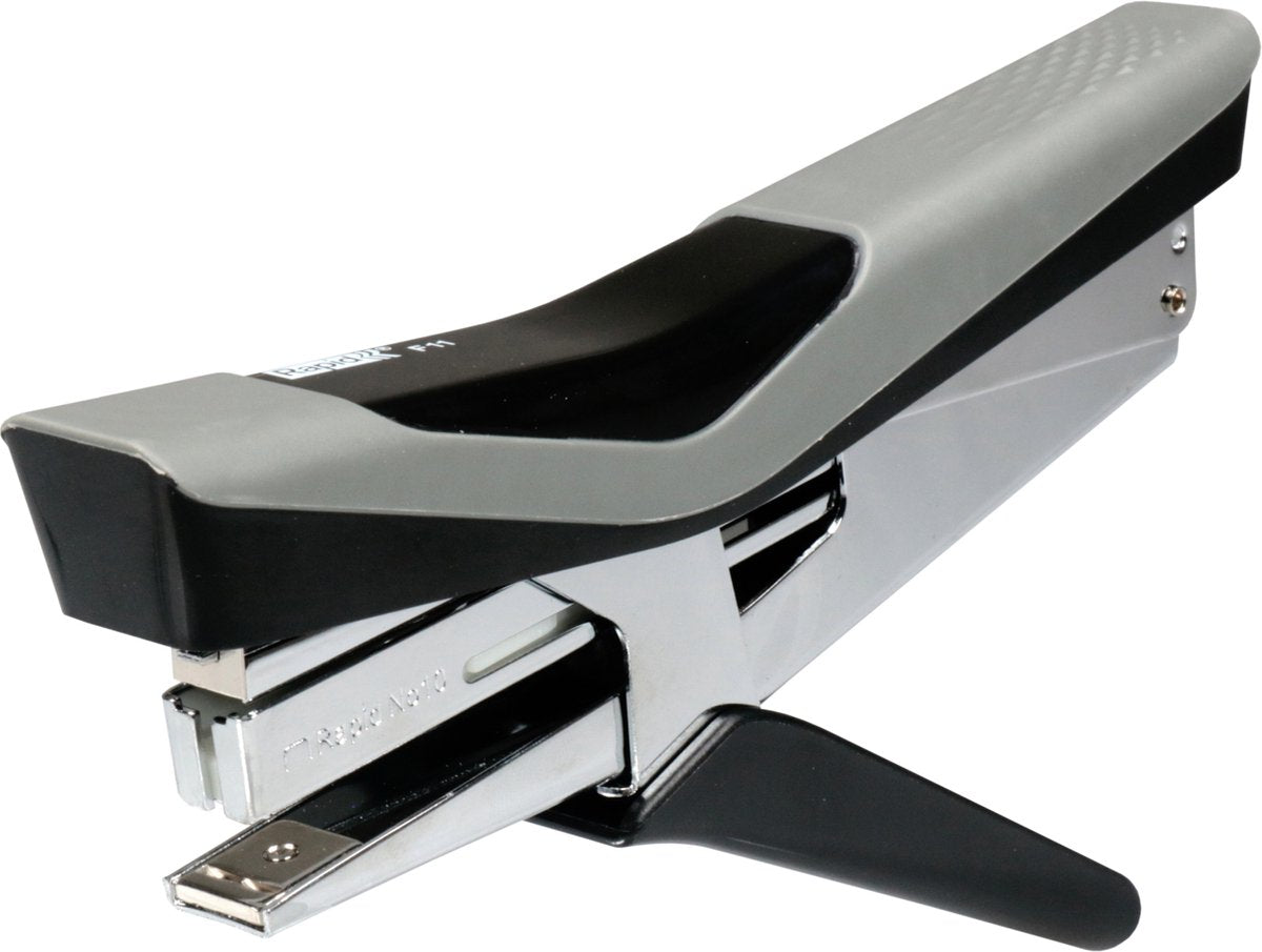 Rapid - pince-agrafeuse ergonomique - fixativ f11 - capacité d'agrafage 15 feuilles - noir