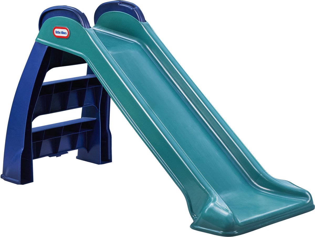 Little Tikes jungle mon premier toboggan 122x49x70cm bleu vert