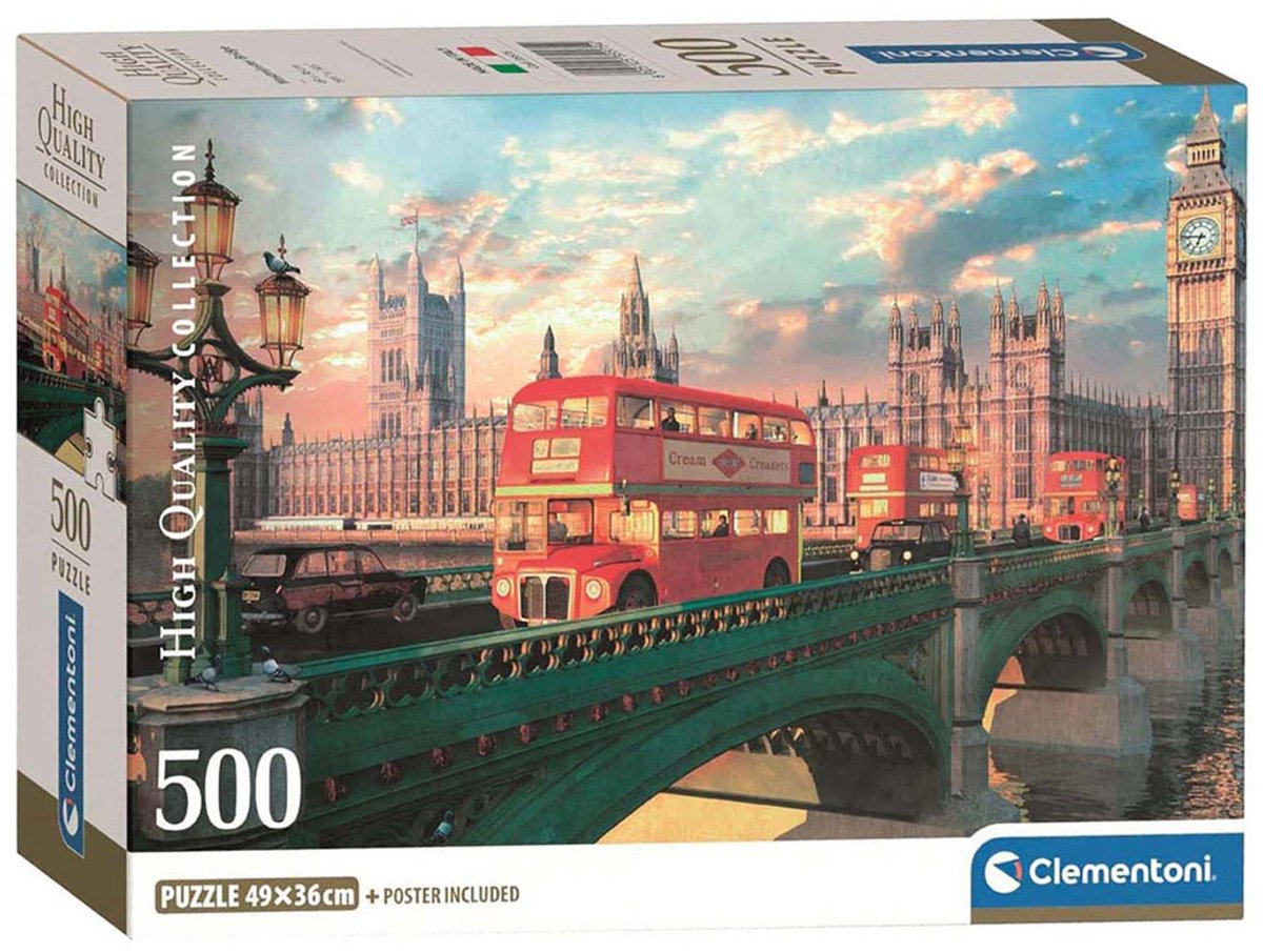 Clementoni puzzle Pont de Westminster, 500 pcs.